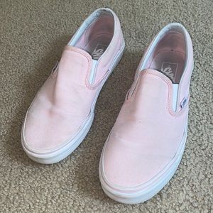 Light Pink Vans gently worn